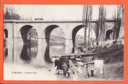 21525 / ⭐ (•◡•) 87-LIMOGES ◉ Scène Laveuses Linge Du PONT-NEUF Lavandières 1905 à CASTEX Fontpedrouse ◉ Cliché N.G - Limoges