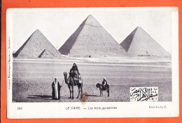 21998 / ⭐ ◉ LE CAIRE Egypte Les Trois 3 Pyramides 1900s Edition KHARDIACHE F. 389 Comptoir Philatélique Alexandrie - Pyramides