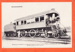 21610 / ⭐ Nouvelle Locomotive Voyageurs Service NEW-YORK à SAN-FRANCISCO Modele Unique Trés Curieux LOCOMOTI VES FLEURY - Treinen