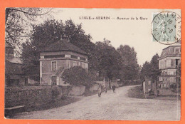 21821 / ⭐ L'ISLE Sur-SEREIN 89-Yonne Avenue La GARE Animation Villageoise 1924 De DELAPLACE à GALLICE Montreuil S Seine - L'Isle Sur Serein