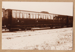 21622 / ⭐ Wagon Voyageurs 2em Classe SNCF 20014 Matériel Réformé 1950s Cliché Unique 13x9 KODAK Aout 1983 - Trains