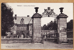 21851 / ⭐ TANLAY 89-Yonne Grille Héraldique Et Petit Château 1910s Edit. Veuve GALLEY Hotel Du Centre - Tanlay