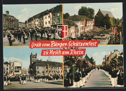 AK Neuss Am Rhein, Szenen Von Der Parade Zum Bürger-Schützenfest  - Hunting