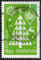 AUSTRALIA 2014 QEII 65c Green, Christmas-Christmas Tree Used - Usati