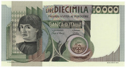 10000 LIRE RITRATTO D'UOMO A MEZZOBUSTO ANDREA DEL CASTAGNO 03/11/1982 QFDS - Other & Unclassified