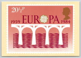 Europa 20 1/2p Used PHQ Card 1984 #75c - PHQ-Cards