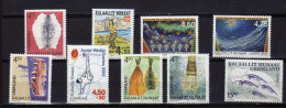 Groenland - (2000-2001) -  Artisanat - Hafnia - Noel - Equilibriste - Europa - Truites Sechant - - Neufs** - MNH - Unused Stamps