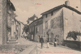 CPA 11 BELPECH VIEILLE CROIX RUE DU PONT - Autres & Non Classés