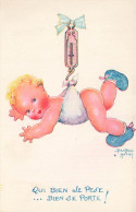 Béatrice MALLET * Cpa Illustrateur * Enfant à La Pesée * Qui Bien Se Pèse , Bien Se Porte - Mallet, B.