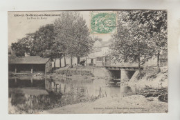 CPA SAINT REMY EN BOUZEMONT SAINT GENEST ET ISSON (Marne) - ST REMY EN BOUZEMONT : Le Pont Du Radet - Autres & Non Classés