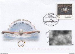 Germany 2017:  Swimming, Professional Sport, Postal Stationery,  Sport, Special Postmark, Commemorative Cover - Swimming