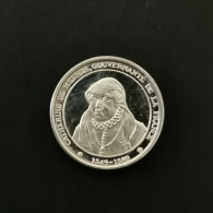 MEDAILLE ARGENT PETIT MODULE 13mm 1.7G CATHERINE DE MEDICIS - Autres & Non Classés