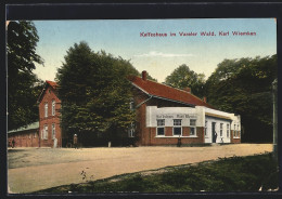 AK Varel / Oldenburg, Cafe Von Karl Wiemken Im Vareler Wald  - Varel