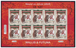 Wallis Et Futuna N°903 - Rat - Feuille Entière - Neufs ** Sans Charnière - TB - Unused Stamps