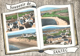 Santec * Souvenir De La Commune * Cp 4 Vues - Other & Unclassified