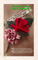 R360748 Sincere Wishes For A Happy Birthday. Red And Pink Roses. RP. 1930 - Monde