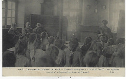 A  MASSEVAUX - Nos Officiers Assistent A La Premiere Classe De Francais ( L'Alsace Reconquise  - Grande Guerre 1914-15 ) - Masevaux