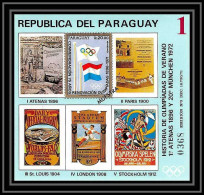 Paraguay - 042 - Paris 1900 Jeux Olympiques (olympic Games) Surcharge (overprint) Muestra (specimen) - Paraguay