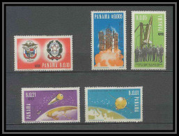 290a Panama ** MNH N° 432/433 + PA 400/402 Espace (space) Satellites ITALIENS - South America