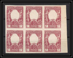 274c Haiti Essai (trial Color) Non Dentelé (imperforate) NON EMIS 1904 Bloc 12 - Haïti