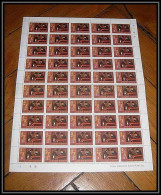 266 Nicaragua ** MNH Echec Chess Feuille Complete (full Sheet) - Ajedrez