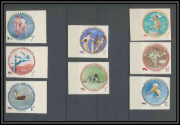 195b Dominicana Dominicaine ** MNH 542/546 + Pa 146/148 Jeux Olympiques (olympic Games) Melbourne NON DENTELE Imperf - Dominicaine (République)