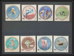 195 Dominicana Dominicaine ** MNH 542/546 + Pa 146/148 Jeux Olympiques (olympic Games) Melbourne NON DENTELE Imperf - Ete 1956: Melbourne