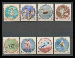 194 Dominicana Dominicaine ** MNH 542/546 + Pa 146/148 Jeux Olympiques (olympic Games) Melbourne - Sommer 1956: Melbourne