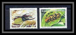 161 Brésil (brazil) N° 2113 / 2114 Insectes ( Insects ) Neuf ** Mnh COTE 5 EUROS - Other & Unclassified