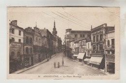 CPSM ANGOULEME (Charente) - La Place Marengo - Angouleme