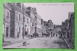 Callac (Côtes Du Nord) - La Rue Des Portes - Callac