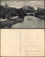 Postcard Riga Rīga Ри́га Stadtanlagen Stadtpark 1910 - Lettonie