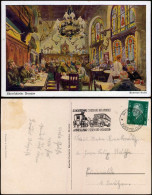 Ansichtskarte Dresden Bärenschänke Hubertus-Stube Künstler-Postkarte 1929 - Dresden