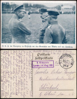 S. K. H. Der Kronprinz Im Gespräch Mit Den Generalen 1917  Gel. Feldpoststempel - Guerre 1914-18