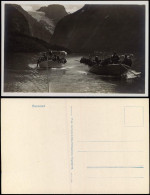 Postcard Norwegen Allgemein Lønvand Norge Boote Schiffe - Fotokarte 1920 - Norway