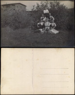 Gruppe Beim Sport, Medizinbälle Jungen-Pyramide 1925 Privatfoto - Altri & Non Classificati