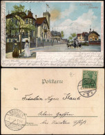 Weißer Hirsch Dresden Luisenhof, Straße  1901  Gel Stempel Raudten Bz. Breslau - Dresden