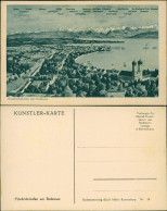 Ansichtskarte  KÜNSTLER-KARTE Friedrichshafen Am Bodensee 1920 - Paintings