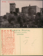 Monforte Monforte (Espana) Restos Del Castillo (Burg-Ruine) 1910 - Autres & Non Classés