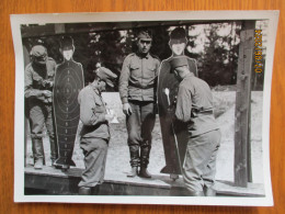 1937 FINLAND HELSINKI MALMI SHOOTING SPORTS FIELD TARGET BOARDS , DIE DUELLSTÄNDEN , OLD PRESS PHOTO 18x13 Cm , 18-4 - Finlande