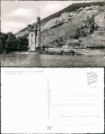 Ansichtskarte Bingen Am Rhein Binger Mäuseturm, Dampfer 1964 - Bingen