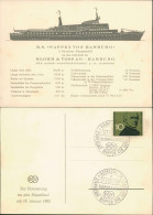 M.S. WAPPEN VON HAMBURGFahrgastschiff 1962  Erinnerung An Den Stapellauf - Altri & Non Classificati