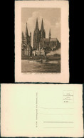 Köln Dom St. Martin, Stapelhaus, Rhein Schiff Dampfer (Künstlerkarte) 1910 - Koeln