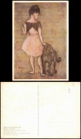 DDR Künstlerkarte PABLO PICASSO (geb. 1881) Mädchen Mit Hund 1971 - Pintura & Cuadros