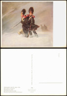 DDR Künstlerkarte FERDINAND RAYSKI (1806-1890) Grenadiere Im Schnee 1968 - Paintings