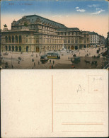 Ansichtskarte Wien Hofoper, Straßenbahn 1914 - Altri & Non Classificati