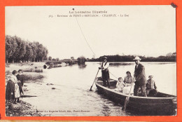 26134 / ⭐ ♥️ CHAMPEY Environs PONT MOUSSON 54-Meurthe Moselle Le Bac Barque Passeur 1910s MMR 363 - Autres & Non Classés