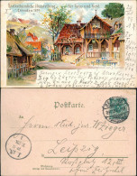 Ansichtskarte Dresden Volksthümliche Ausstellung Für Haus Und Herd 1899 - Dresden