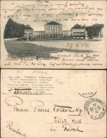 München Schloss Nymphenburg 1904  Gel. Nach Reval Prinz  Pierre Wolkonsky - Muenchen