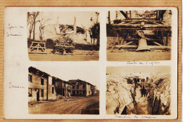 26225 / ⭐ ♥️  Rare Carte-Photo SOUAIN 4 Vues CpaWW1 Eglise Cloche Sol Rue Tranchée Poilu 1915 à Berthe HARDY - Souain-Perthes-lès-Hurlus